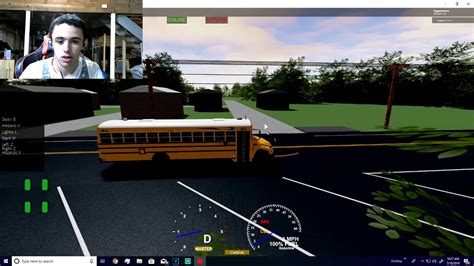 Roblox School Bus Simulator Trying The Bluebird Vision Bus Youtube