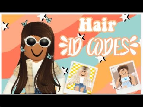 I had a lot of request to do some part 2 and i gathered the most. HAIR ID CODES FOR ROBLOX (Bloxsburg, Royal High, Robloxian ...