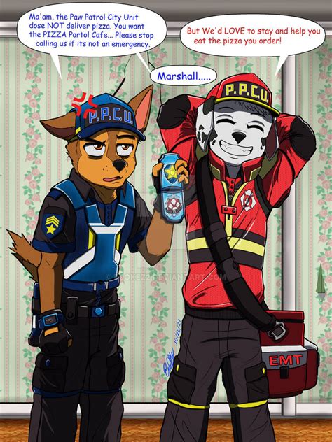 Chase And Marshall Ppcu Pizza Deliverly Options By Ecokez2 On Deviantart