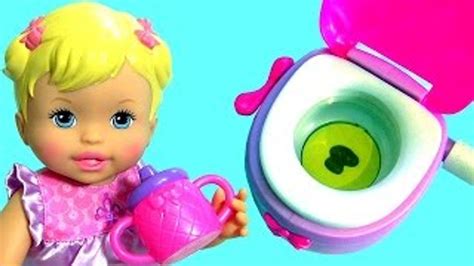 Little Mommy Baby Doll Poops And Pees On A Toilet Toy The Princess And