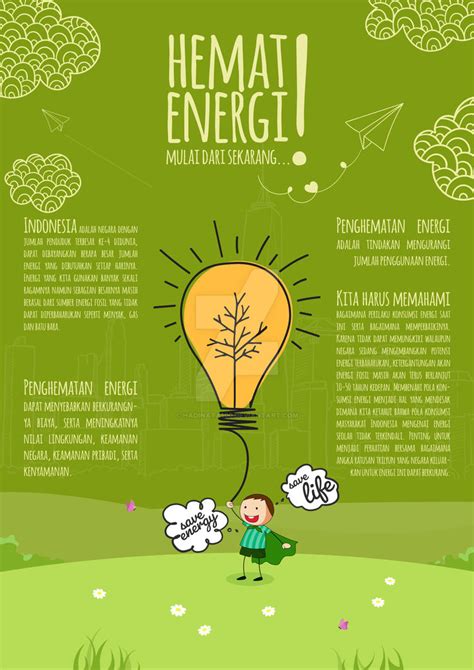 Cara Membuat Poster Hemat Energi Listrik Terbaru