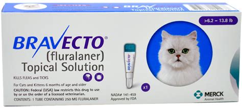 We did not find results for: Bravecto Topical Solution for Cats 6.2 - 13.8 LBS (2 Dose)