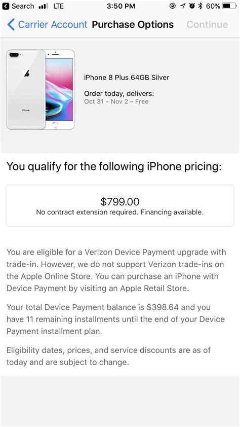 Iphone X Pre Order Card In Verizon App Rverizon