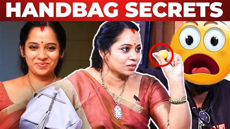 Actress Tamil Selvi Handbag Secrets Revealed By Vj Ashiq What