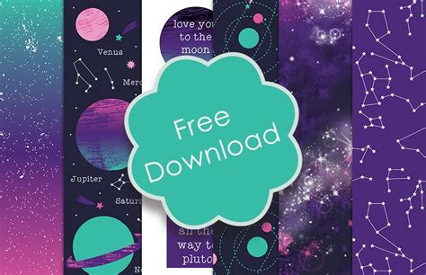 Free Printable Galaxy Paper Download With Craft Tutorial Scrapbook