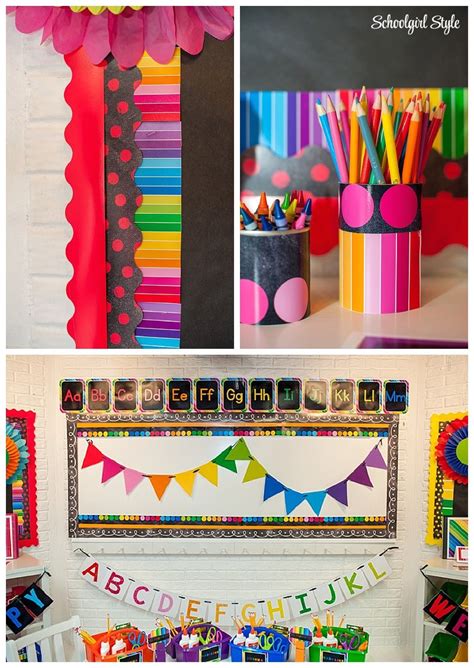 You'll find themed classroom decor, creative ways to decorate outside the box and even ways to make decorating easier. Happy Rainbow | Rainbow theme classroom, Diy classroom ...