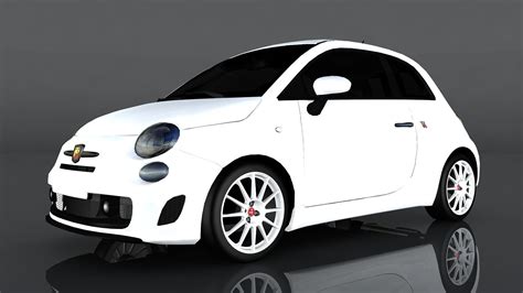 Fiat 500 Abarth Esseesse 3d Asset Game Ready Cgtrader