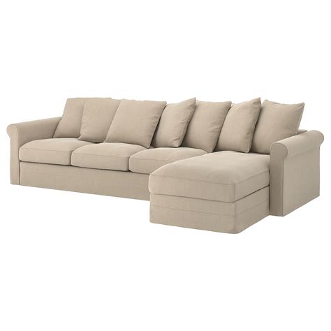 Buy ikea corner sofa and get the best deals at the lowest prices on ebay! GRÖNLID Sofá 4 lugares - c/chaise longue/Sporda cru - IKEA