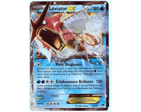 Carte Pokémon 26122 Leviator Ex Holo 180 Pv Série Xy Rupture Turbo