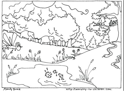 Seven Days Of Creation Coloring Pages at GetColorings.com | Free