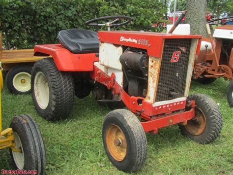 Find great deals on ebay for simplicity tractor landlord. TractorData.com Simplicity Landlord 2110 tractor photos ...
