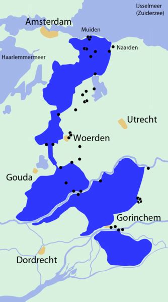 Kansenkaart voor de oude hollandse waterlinie. Oude Hollandse Waterlinie: weekendtip 14-09 ...