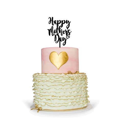 And there are few people more deserving of a delicious dessert than mothers. Mother's Day Cake Topper / Best Mum Ever / Sweetheart Creative