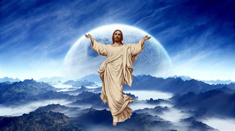 Ascension Heaven Christ Jesus Gospel Hd Easter Wallpapers Hd