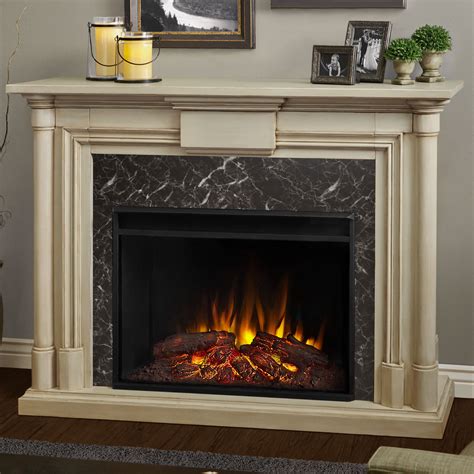 Real Flame Maxwell Grand Electric Fireplace And Reviews Wayfair