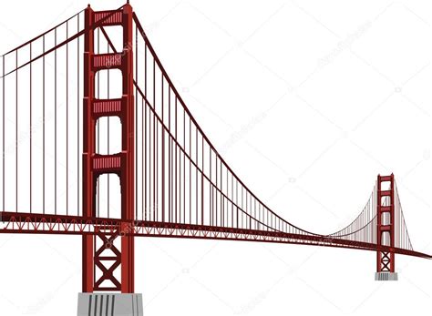 Golden Gate Bridge Vector Illustrator File