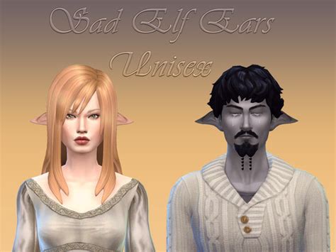 Sad Elf Ears By Notegain Sims 4 Nexus