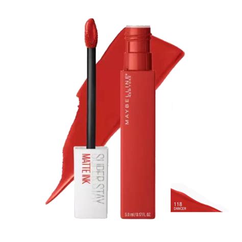 Maybelline Lipstick Superstay Matte Ink 118 Dancer 5 Ml Kegunaan