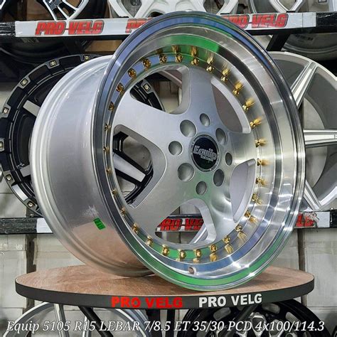 Velg mobil Equip 5105 ring 15 | Lazada Indonesia