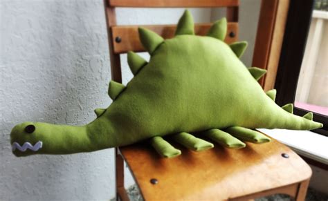 Dinosaur Pillow For My Boy Diy Pillows Learn To Sew Christmas Ideas