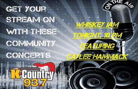 It S Another K Country Community Concert Featuring Caylee Hammack K Country