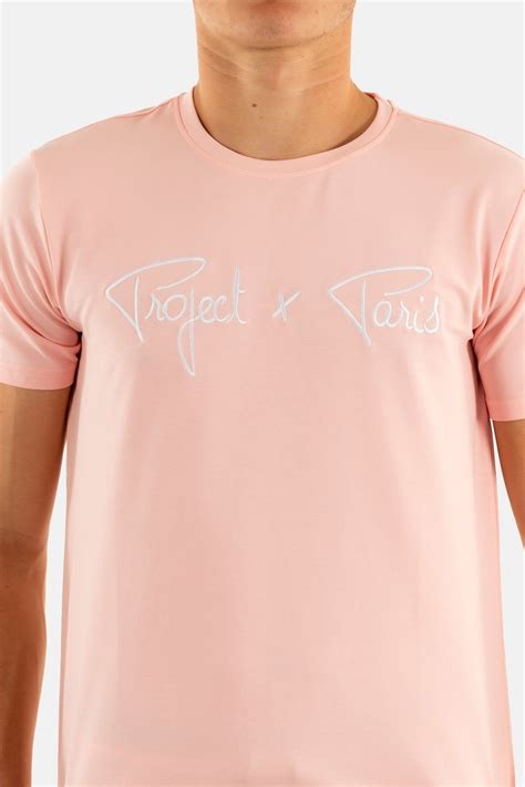 Project X Paris 1910076 Tee Shirt Rose Jeanstationfr