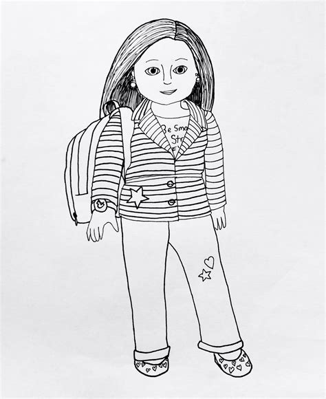 American Girl Coloring Pages Lea Thousand Of The Best Printable