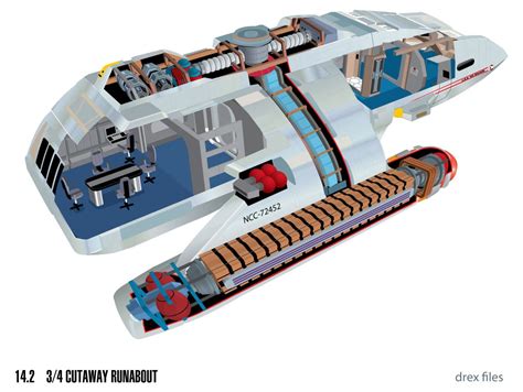 I was hoping to create a 3d model of it, and so far have only been able to do the exterior. Danube-class runabout cutaway from Star Trek: Deep Space ...