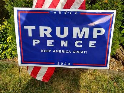 Trump Pence Signs Campaign President Lawn Yard