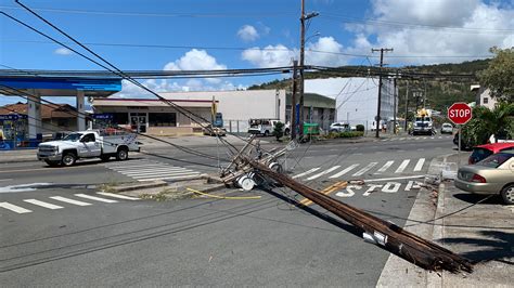 🔥 Free Download Portion Of Kalihi Street Closed Due To Crash Pole Down