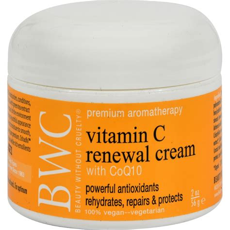 Vitamin c commonly known as ascorbic acid, is an essential nutrient. Beauty Without Cruelty Renewal Cream Vitamin C with CoQ10 ...