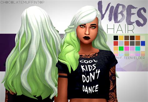 The Sims 4 Cc Finds — Chocolatemuffintop Download Vibes Hair