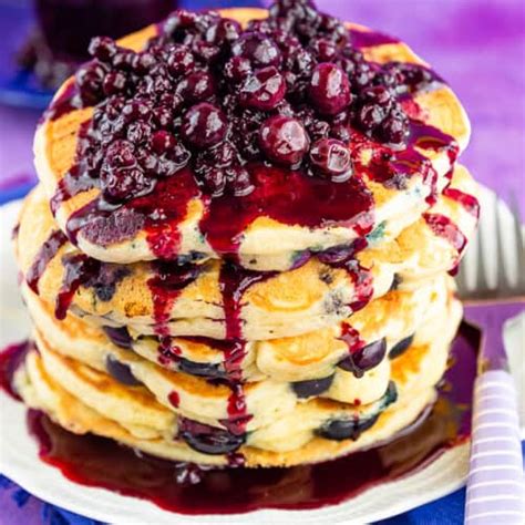 Our Favorite Fluffy Blueberry Pancakes Love From The Oven