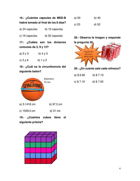 Examen De Diagnóstico Matemáticas Secundaria 1er Año 2021 2022