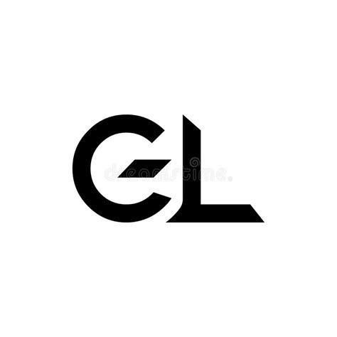 Initial Gl Letter Logo With Creative Modern Business Typography Vector