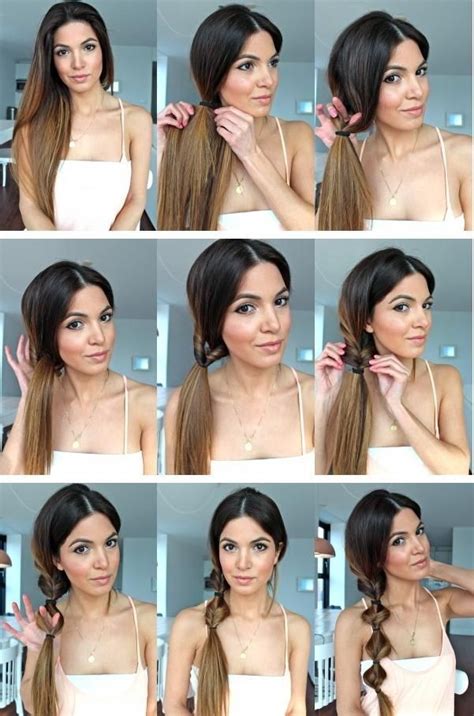 Twist Ponytail Hairstyle Tutorial Side Ponytail Hair Styles For Girls