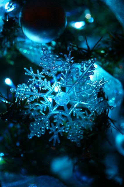 Blue Snowflakes Noel Christmas All Things Christmas Winter
