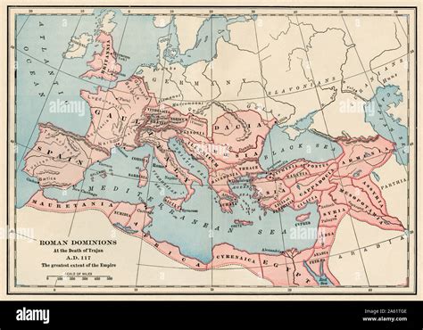 roman empire 117 ad map