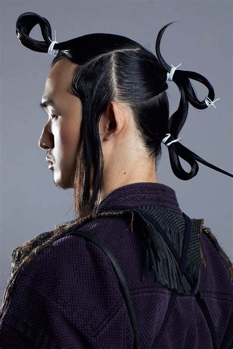 24 Samurai Hair Ideas Taking The Man Bun To The Next Level Japanese