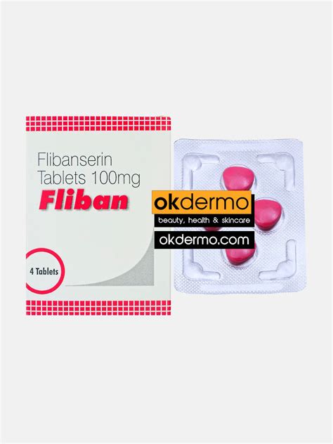 Fliban® Flibanserin Womens Sexual Health Tablets Okdermo Skin Care