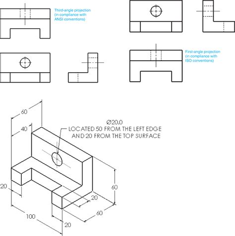 Isometric Drawing With Dimensions