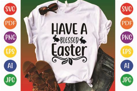 Have A Blessed Easter Graphic By Funny Svg Store · Creative Fabrica