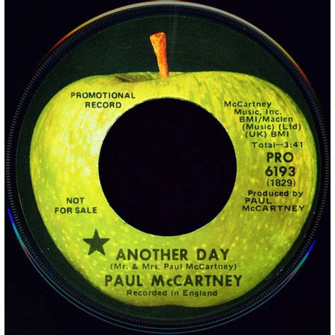Another Day Oh Woman Oh Why Promo 7 Single By Paul Mccartney