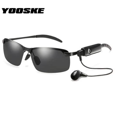 Yooske Brand Polarized Sunglasses Men Smart Stereo Bluetooth Sun Glasses Mens Driving Glasses
