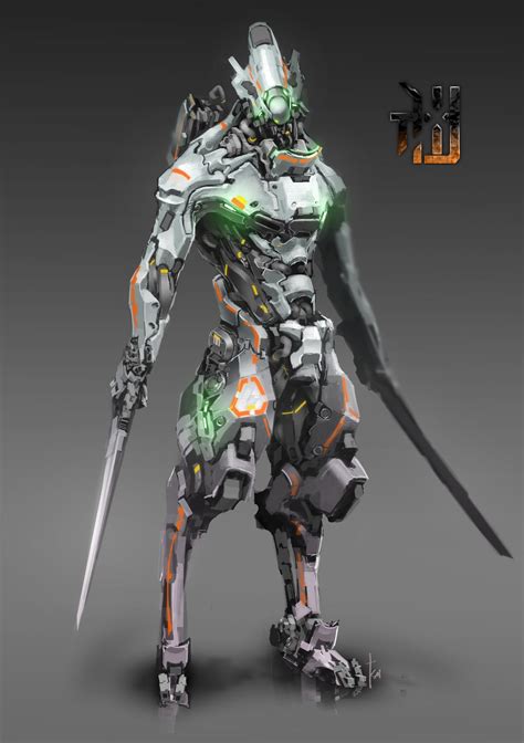 Stunning And Futuristic D Robot Character Designs For