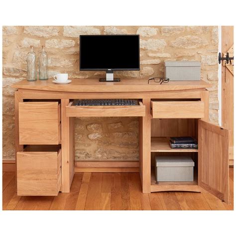 Addison Solid Oak Home Office Desk Computer Desks