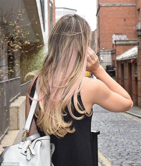Vogue Williams Shows Off New Pink Highlights For Radio Appearance In