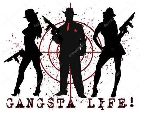 Gangsta Life Stock Vector Image By Scotferdon