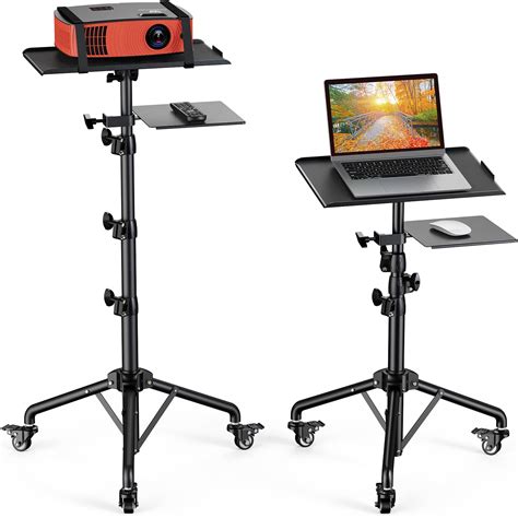 Buy Amada Projector Stand With Wheels Laptop Tripod Stand With Bag