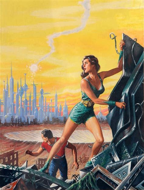 Illustration By Ed Emshwiller 1955 Aka Emsh Sci Fi Art Science Fiction Science Fiction Artwork